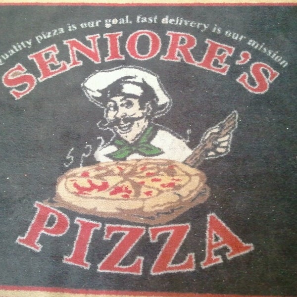 Photo taken at Seniore&#39;s Pizza by Cat D. on 2/18/2013