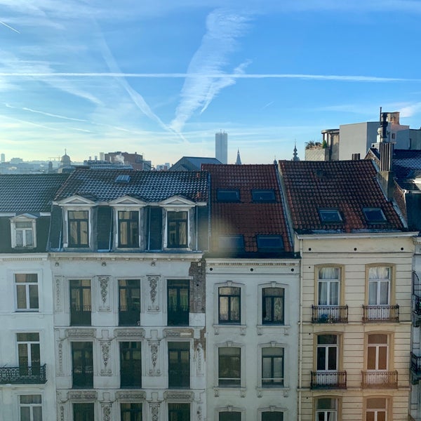 Photo taken at Brussels Marriott Hotel Grand Place by Matt M. on 12/26/2018