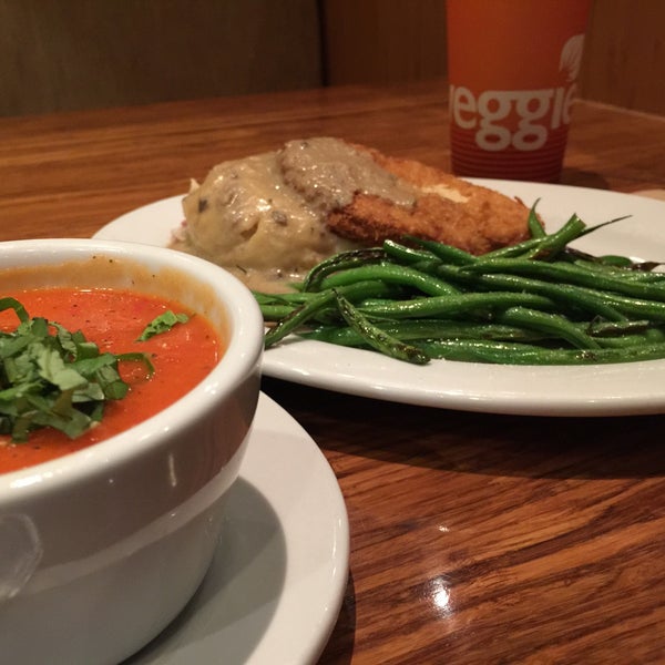 Photo taken at Veggie Grill by j. d. on 9/3/2015