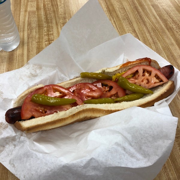 Photo taken at Vienna Beef Factory Store &amp; Cafe by Chuck M. on 9/7/2018