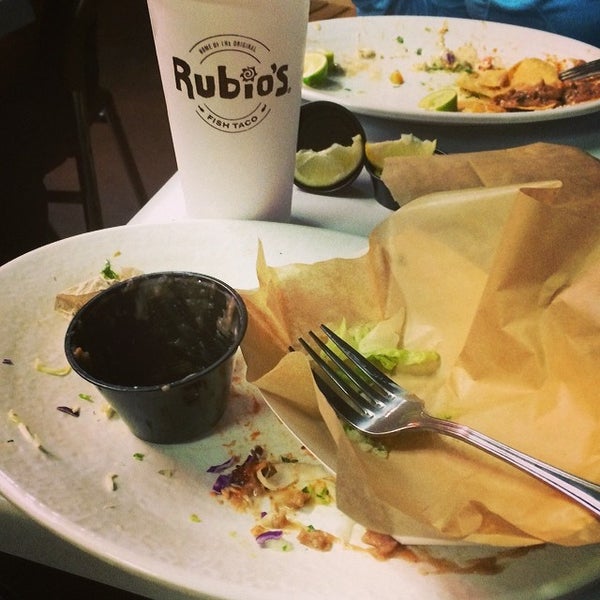 Photo taken at Rubio&#39;s by Gray C. on 2/15/2014