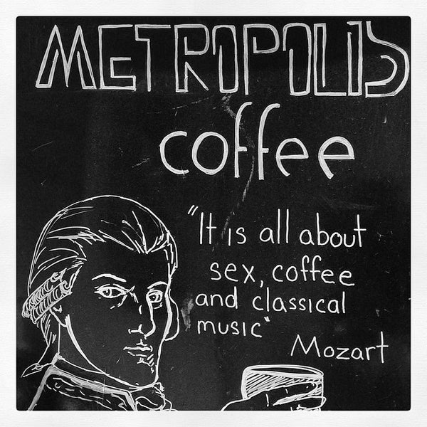 Foto tomada en Metropolis Coffee  por Jessica D. el 3/16/2014