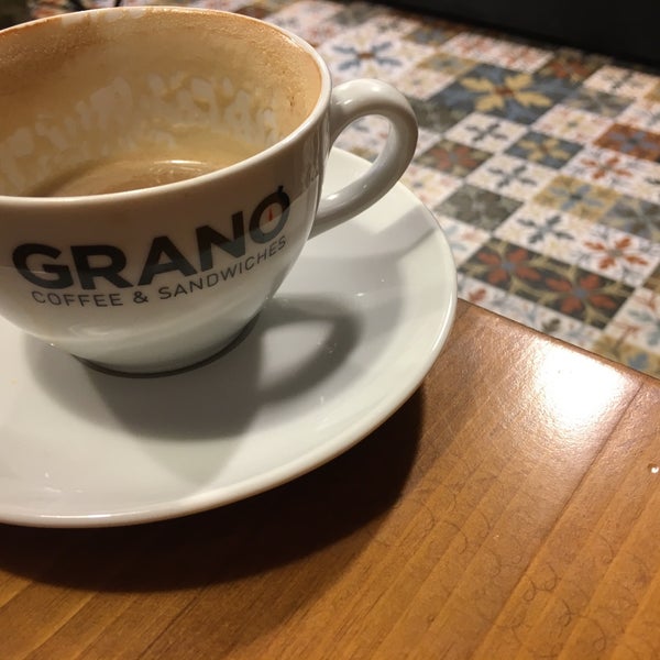 Photo taken at Grano Coffee &amp; Sandwiches by Nagehan K. on 12/27/2015