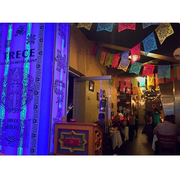 Photo taken at Trece Mexican Cuisine &amp; Tequila Bar by Juliet O. on 8/28/2015