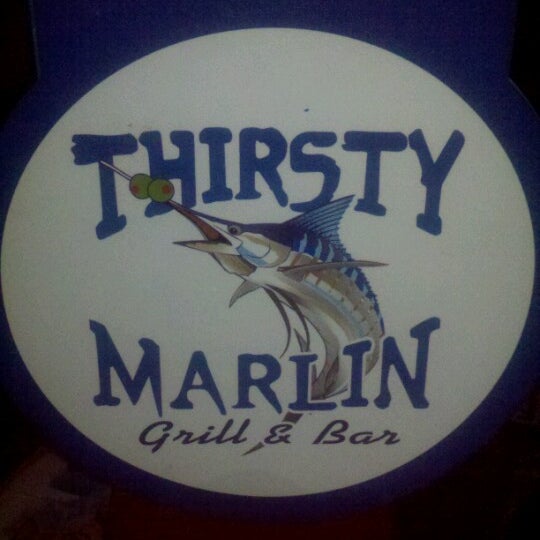 Photo taken at Thirsty Marlin Grill &amp; Bar by TampaBayNightLife.TV G. on 10/8/2012