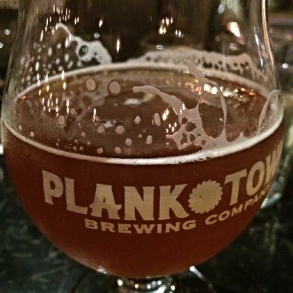 Photo taken at Plank Town Brewing Company by Chris B. on 4/10/2016