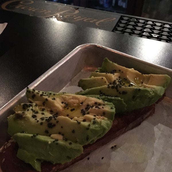 Love the avocado toast. And amazing barman 😊