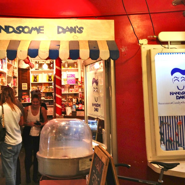 Want to feel like a kid again? Go to this candy store and grab a flavored sno cone!