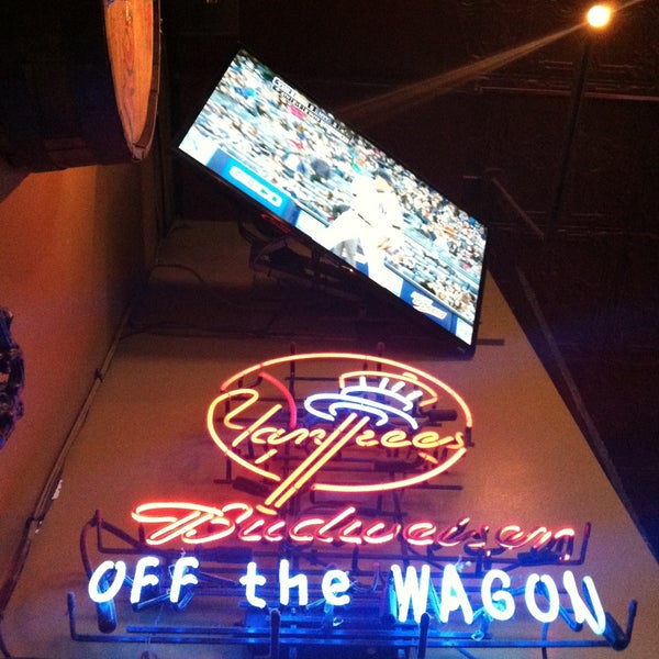 Photo taken at Off The Wagon Bar &amp; Grill by Angie N. on 4/13/2013