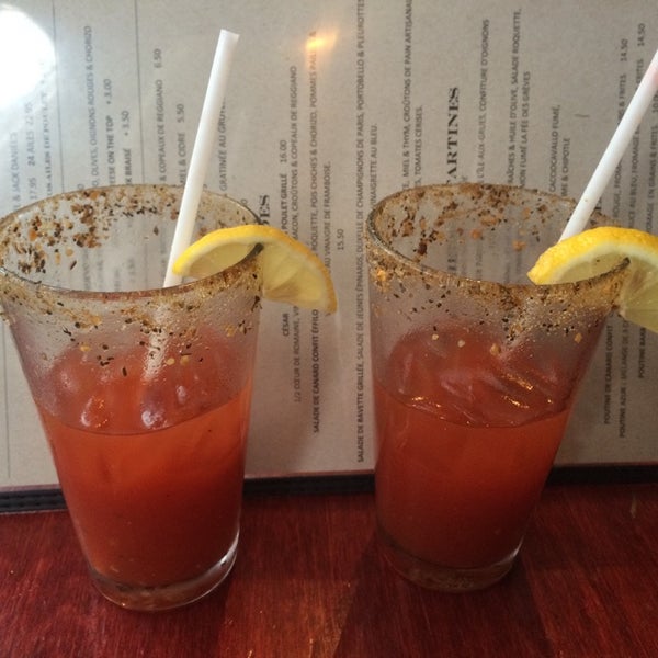 Awesome spicy bloody Caesar!