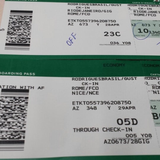 Alitalia chek in