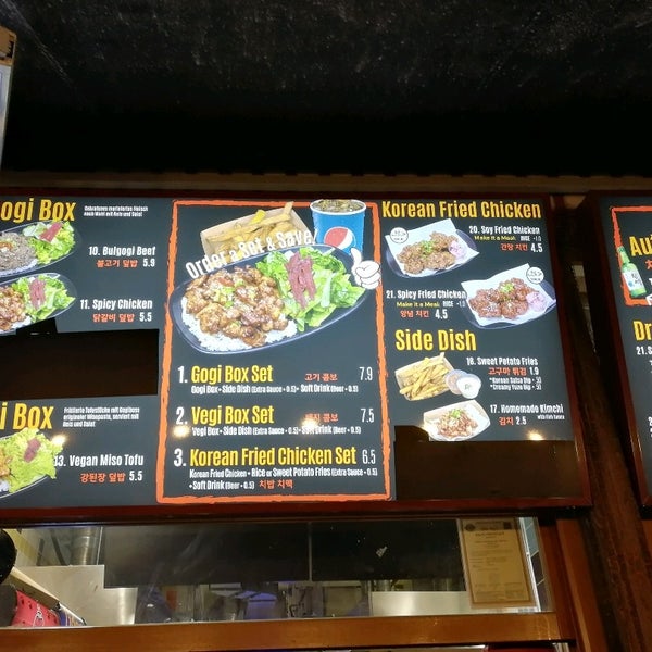 gogi go menu