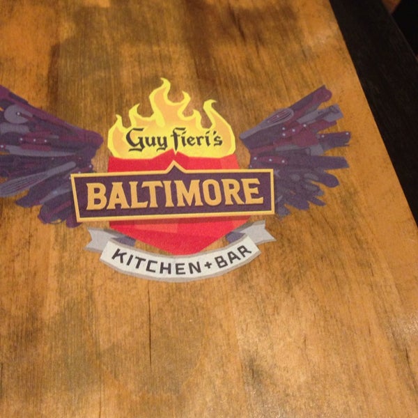 Photo taken at Guy Fieri&#39;s Baltimore Kitchen + Bar by Joquetta J. on 10/26/2014
