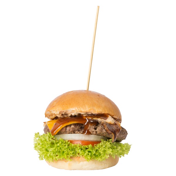 Probier unbedingt den BBQ-Burger mit Sweet Fries und Mango Chutney! So geht Fastfood heute!