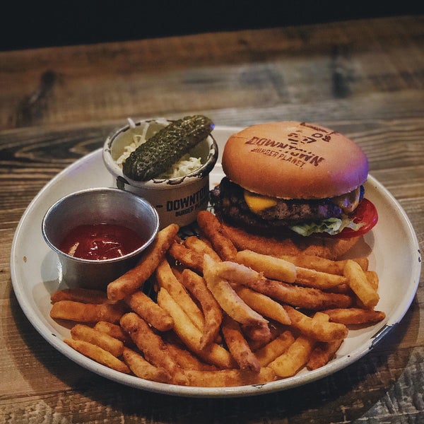 Downtown burger discount