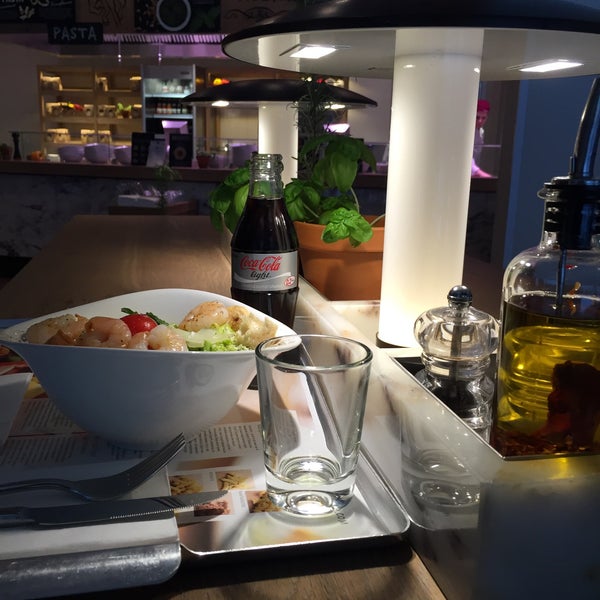 Photo taken at Vapiano by Angel A. on 2/19/2015