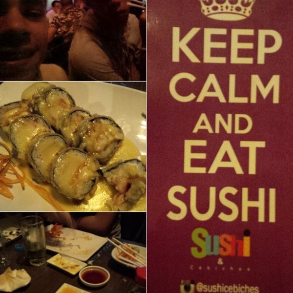 Photo taken at Sushi &amp; Cebiches by Fabrizio P. on 10/9/2014