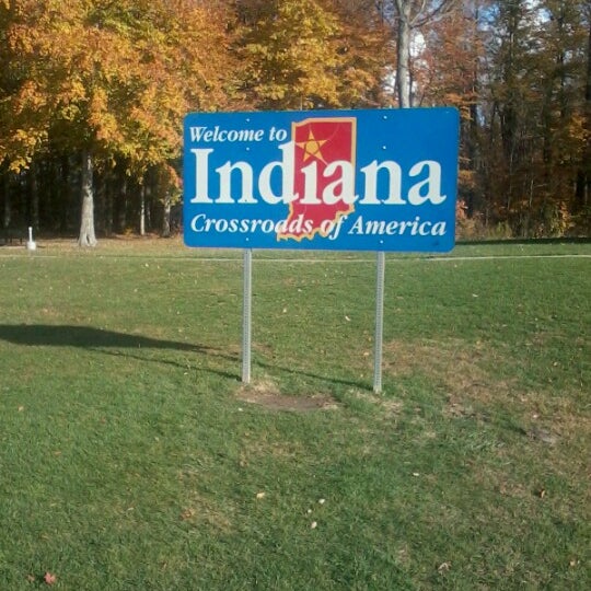 Photo taken at Indiana Welcome Center by Tim C. on 10/20/2012