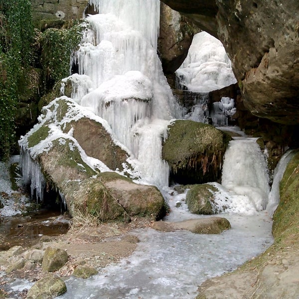 3/5/2018에 Tigra .님이 Lichtenhainer Wasserfall에서 찍은 사진