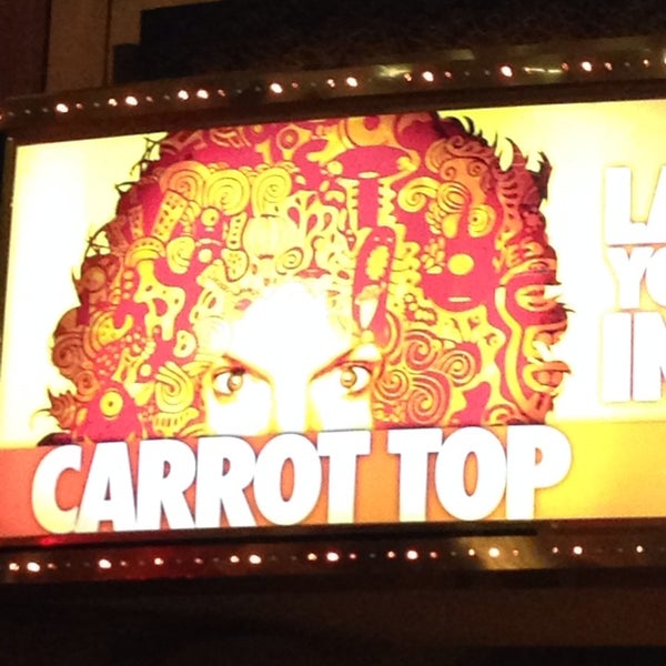 Carrot Top is fantastic!  Such a funny show. Go. See the show. It's hilarious!!