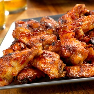 No Deep Fried Wings here. We Bake our Buffalo Chicken wings to perfection