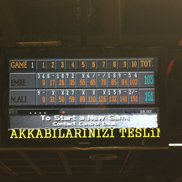 Photo taken at AMF Bowling &amp; Cafe 212 AVM by Mehmet Ali A. on 3/7/2016