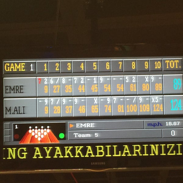 Photo taken at AMF Bowling &amp; Cafe 212 AVM by Mehmet Ali A. on 1/27/2016