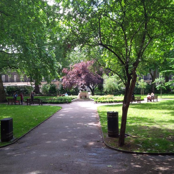 Tavistock Square Park in Bloomsbury