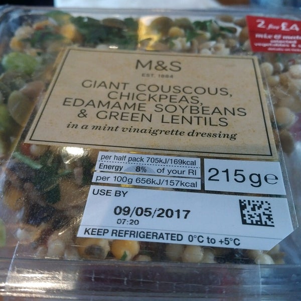 Photo taken at M&amp;S Simply Food by Farid on 5/5/2017