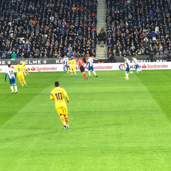 Photo taken at RCDE Stadium by yo k. on 1/4/2020