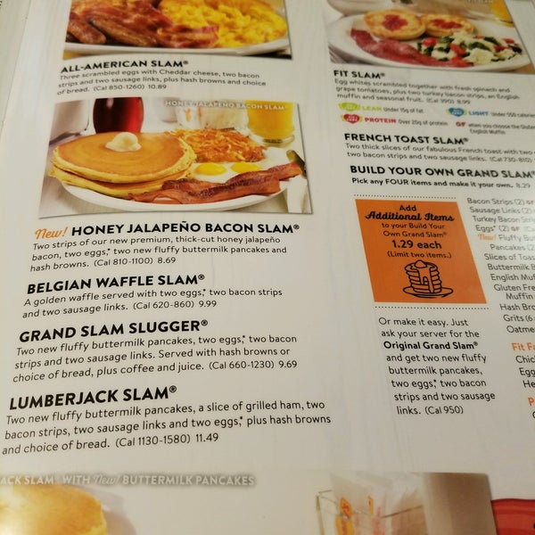 Denny's 2010 Holiday Slam Menu