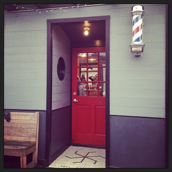 Photo taken at Temescal Alley Barbershop by Adam M. on 1/6/2013