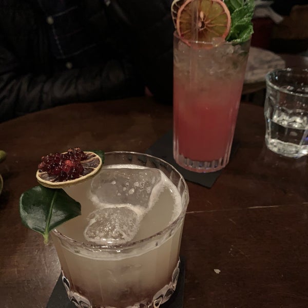 Photo taken at Collage Art &amp; Cocktails Social Club by M F. on 4/20/2019