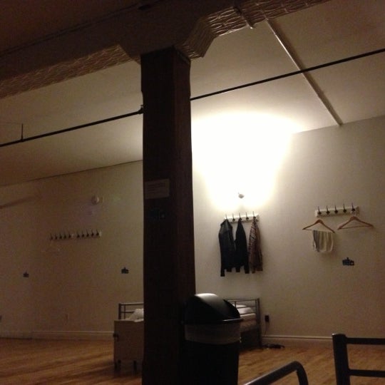 Photo taken at New York Loft Hostel by Camille L. on 12/28/2012