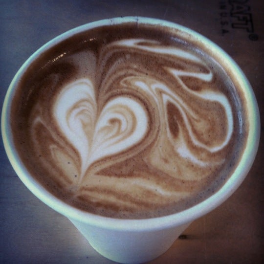 Photo taken at Laughing Man Coffee &amp; Tea by Kristi B. on 11/29/2012
