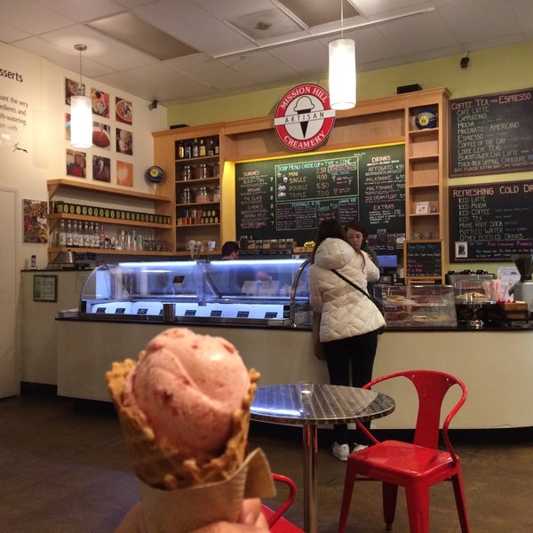 Photo taken at Mission Hill Creamery by Mody P. on 1/8/2016