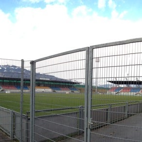 Photo taken at Rheinpark Stadion by Поволжский 👑 on 12/30/2012