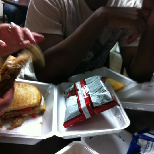 Photo taken at Grilled Cheese at the Melt Factory by Racquel M. on 11/11/2012