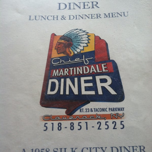 Photo taken at Martindale Chief Diner by John S. on 4/14/2013