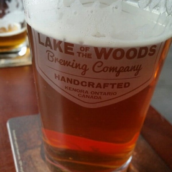 Photo taken at Lake Of The Woods Brewing Company by Mike D. on 2/13/2015