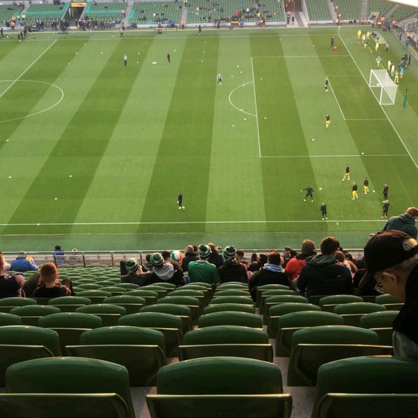 Photo taken at Aviva Stadium by Alessandra N. on 3/29/2022
