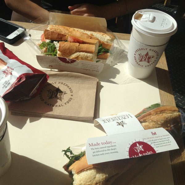 Photo taken at Pret A Manger by Lily A. on 9/7/2013