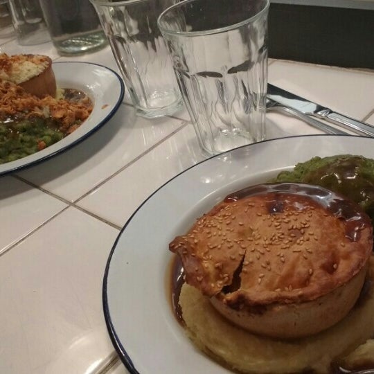 Photo taken at Pieminister by Hannah G. on 3/20/2016