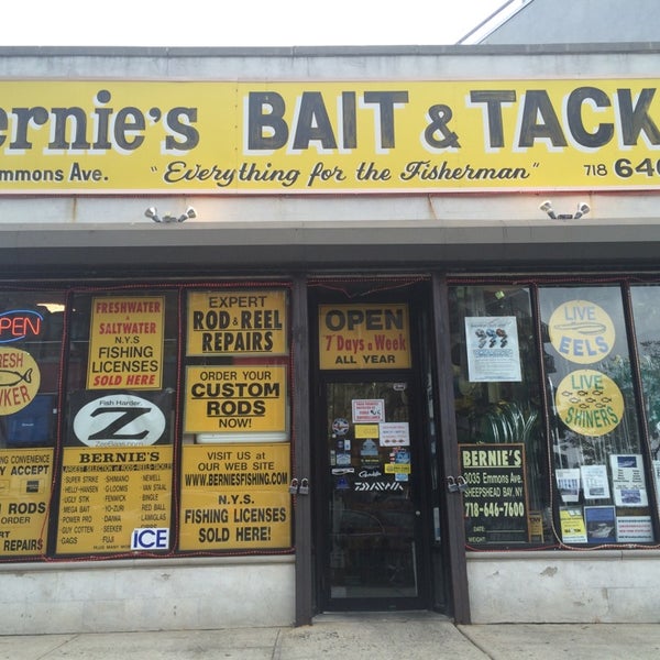 bernie's bait and tackle in brooklyn