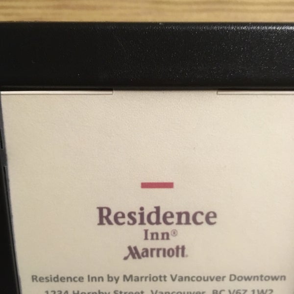 Das Foto wurde bei Residence Inn by Marriott Vancouver Downtown von Alfredo P. am 12/8/2016 aufgenommen