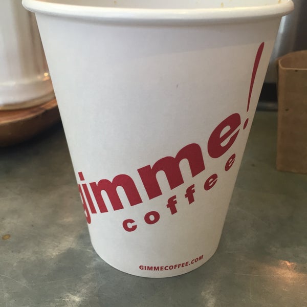 Photo taken at Gimme! Coffee by april p. on 3/29/2016
