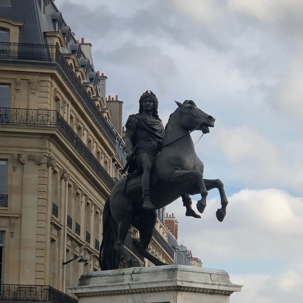 Photo taken at Place des Victoires by Tasos K. on 11/11/2019