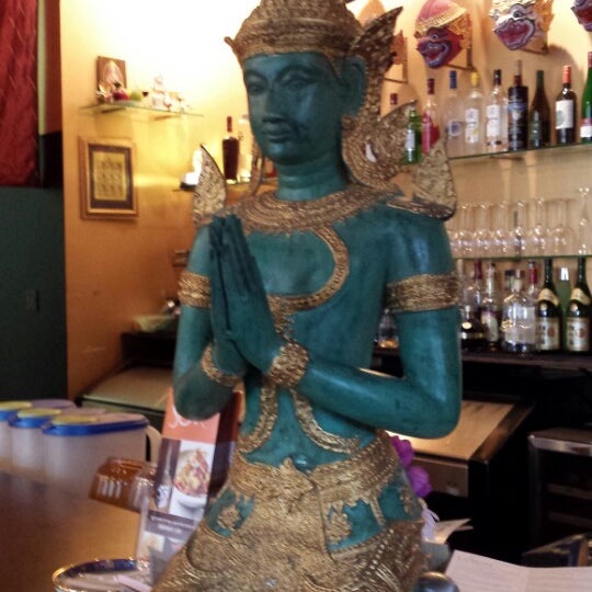 Photo taken at Sen-Thai Asian Bistro by Paula S. on 3/31/2014
