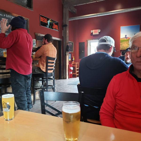 Photo taken at Lost Nation Brewing by Paula S. on 4/12/2019