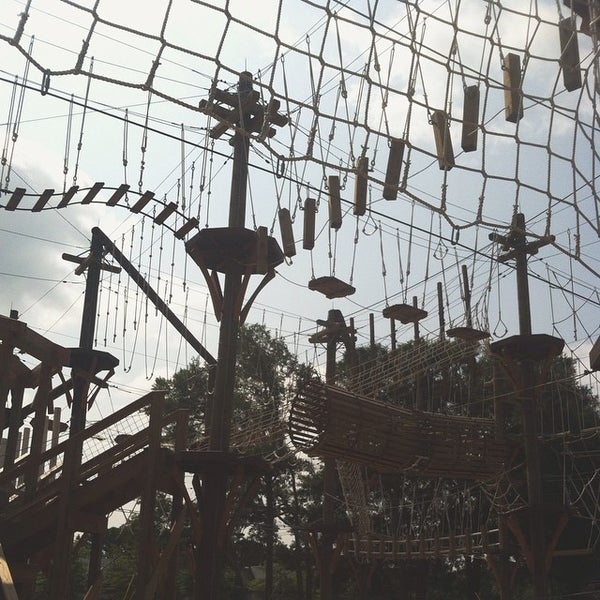 Photo taken at Wild Blue Ropes Adventure Park by Amelia on 8/16/2014